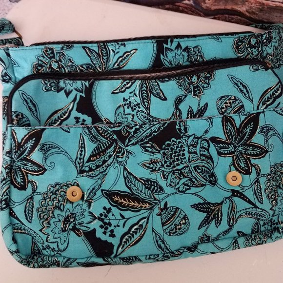 Large Double Compartment Organizer Shoulder Bag - Picture 6 of 6